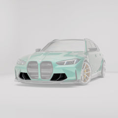 Rejillas Frontales de Fibra de Carbono para BMW M3 G81
