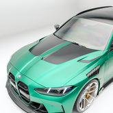 غطاء محرك السيارة من ألياف الكربون لسيارة BMW M3 G81