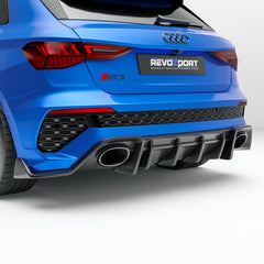 Audi RS3 8Y Sportback カーボンファイバーリアディフューザー