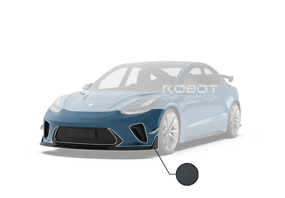 Robot "HACKER" Narrow Body Front Bumper & Front Lip For Tesla Model 3