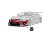 Robot Carbon Fiber Front Bumper & Lip For Toyota 86 Subaru BRZ Scion FR-S