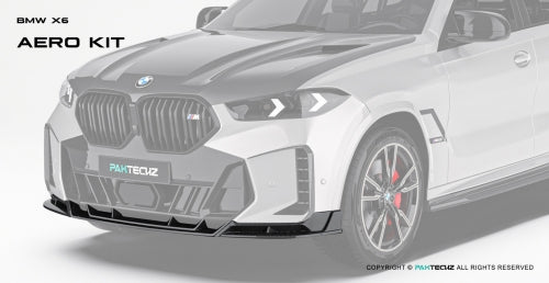Paktechz BMW X6 G06 Carbon Fiber Body Kit - Front Lip