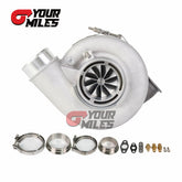 Yourmiles G42-1200 Compact Dual Ball Bearing System TurboCharger Point Milled Wheel T4 1.15/1.25 0.85/1.01/1.15/1.28 Dual V-band Housing