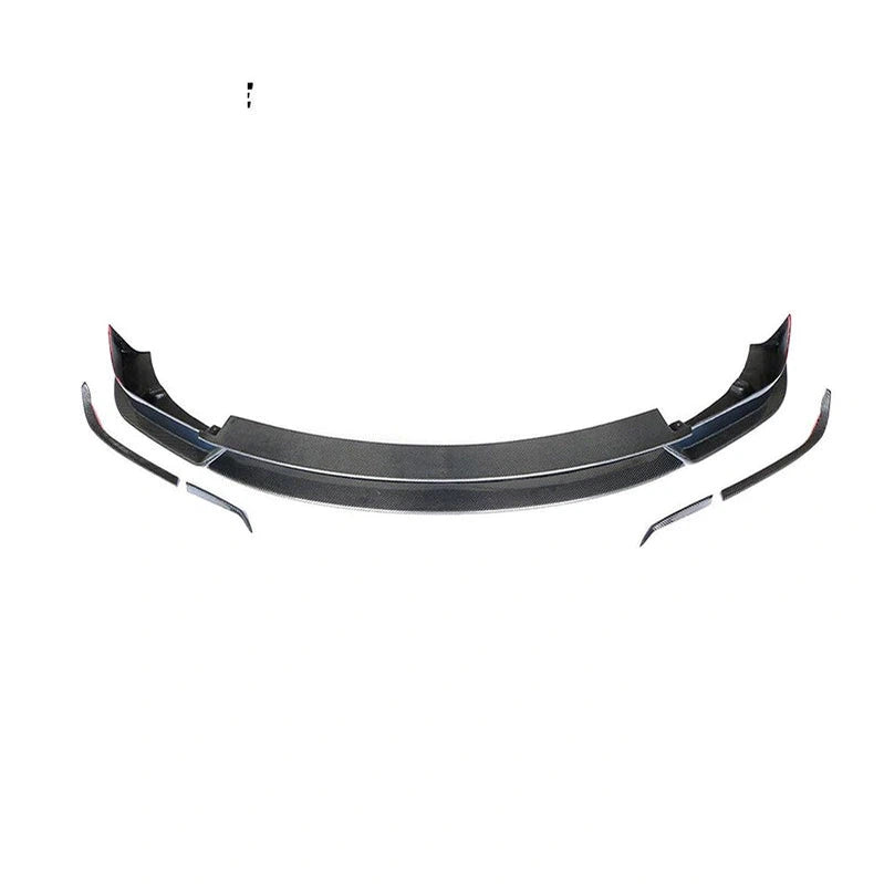2016-2018 Carbon Fiber Front Bumper Diffuser for Tesla Model X P90 75D P100 2016-2018 5PCS/SET