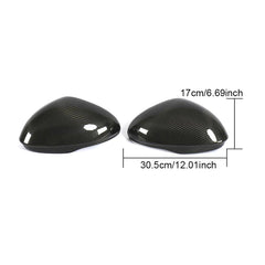 Dry Carbon Fiber Side Mirror Covers for Alfa Romeo Giulia Quadrifoglio Verde 15-18