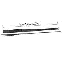 Carbon Fiber Car Side Skirts Lip Extension Apron for BMW 2Series F87 M2 Base Coupe 2-Door 2016 2017