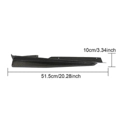 Carbon Fiber Side Skirts Extensions Lips For Audi TTS TTRS TT SLine 2015 - 2018 Car Bodykit Bumper Splitters