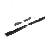 Carbon Fiber Side Skirts Extensions Lips For Audi TTS TTRS TT SLine 2015 - 2018 Car Bodykit Bumper Splitters
