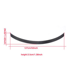Carbon Fiber Racing Rear Trunk Boot Lip Spoiler Duck Wing for Mercedes-Benz C-class W205 2014 - 2018