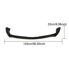 Front Bumper Lip for Alfa Romeo Stelvio 2017 - 2019 Base Sport Utility 4-Door Carbon Fiber Front Bumper Lip Spoiler Splitters