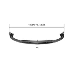 Carbon Fiber Front Bumper Lip Splitters Cupwings for Mercedes-Benz W218 CLS63 AMG S Sedan 4-Door 2015 - 2017 Splitters