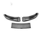3PCS Carbon Fiber Front Bumper Lip for BMW X5 M40i 2014-2018