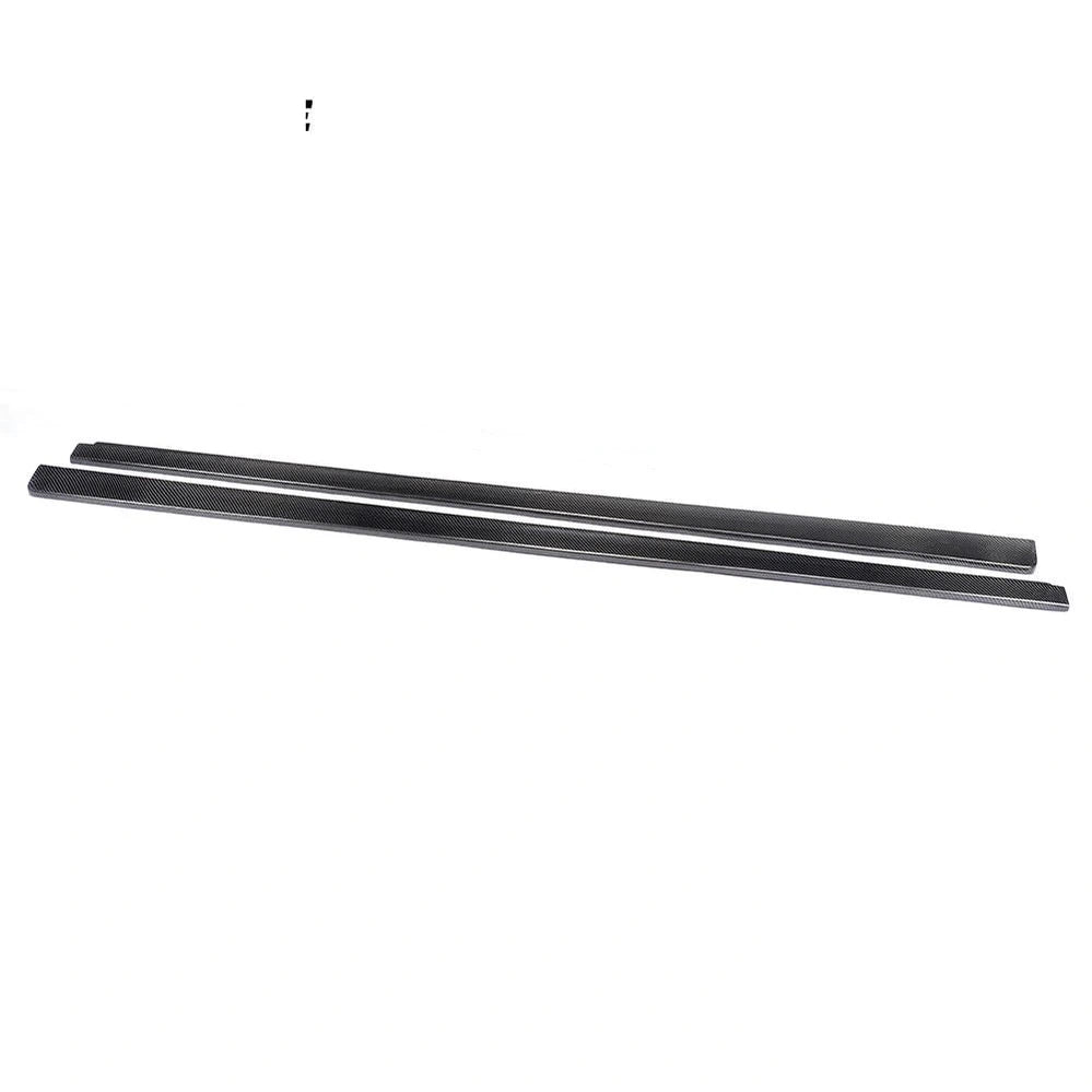 Carbon Fiber / FRP Side Skirts Apron Extension Lip Body Kits for Mercedes-Benz C-Class W204 C63 AMG 4 Door 2012 2013 2014