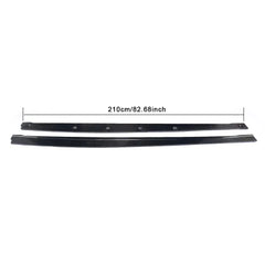 Carbon Fiber Car Side Skirts Extensions Body Lips for Infiniti Q50 Sedan 4-Door 2013 - 2017