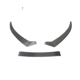 3pcs Carbon Fiber Front Lip for Audi R8 Coupe Convertible 2-Door 2016-2018
