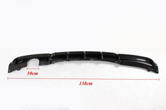 Carbon Fiber Rear Bumper Guard Diffuser Spoiler Lip for BMW F30 M Sport Bumper 2012 - 2017 Single Exhaust One Outlet