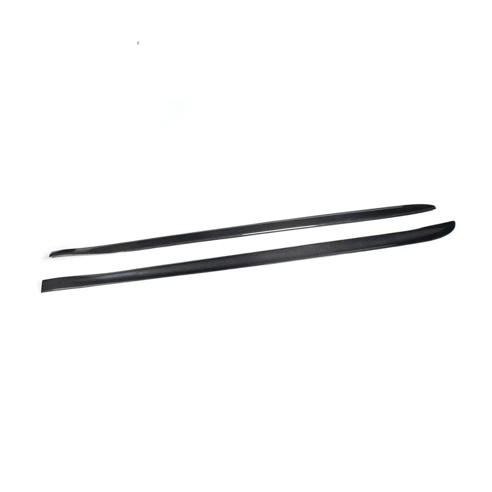 2PCs/Set Carbon Fiber Side Skirts Extension Door Upper Aprons for BMW 4 series F32 M Tech M Sport Bumper Only 2014-2017
