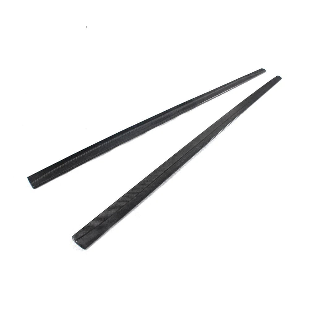 Side Skirts Extension Lip Apron for BMW 4Series F32 M Sport Sedan Coupe Convertible 2014 - 2017 Carbon Fiber