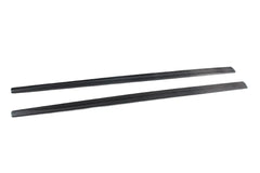 Side Skirts Extension Lip Apron for BMW 4Series F32 M Sport Sedan Coupe Convertible 2014 - 2017 Carbon Fiber