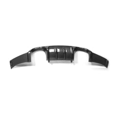 Carbon Fiber Black Auto Rear Bumper Guard Lip Diffuser Spoiler for BMW E92 M3 2008 - 2013 Add On Style