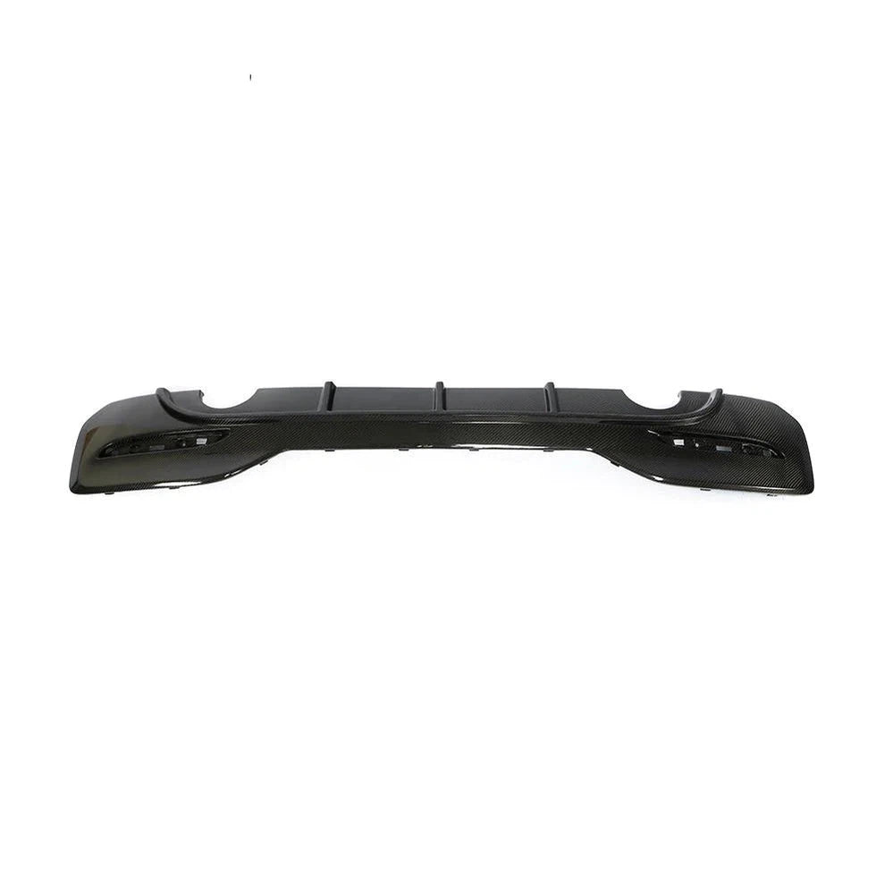 Car Rear Bumper Diffuser Spoiler Lip for BMW 1 Series F20 M Sport M135i M140i Hatchback 2 Door 4 Door 2016 - 2018 Carbon Fiber