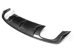 Rear Bumper Guard Lip Diffuser Spoiler for Audi A3 Sline S3 Sedan 4-Door 2013 2014 2015 2016 Carbon Fiber