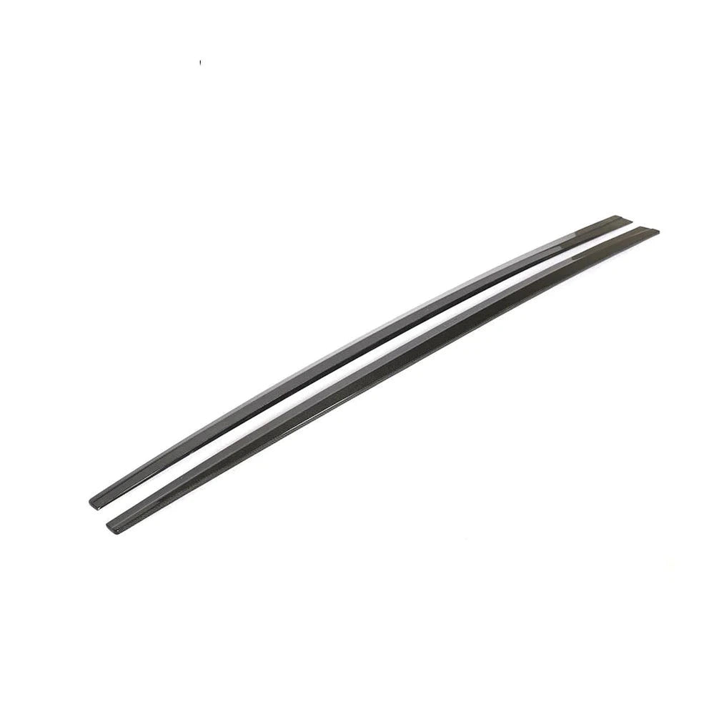 Carbon Fiber Side Skirts Extensions Lip Spoiler For BMW 6 Series F06 M Sport 4 Door 2013 2014 2015 2016 2017