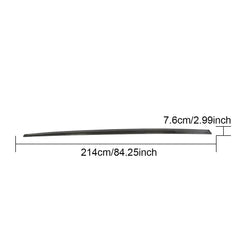 Carbon Fiber Side Skirts Extensions Lip Spoiler For BMW 6 Series F06 M Sport 4 Door 2013 2014 2015 2016 2017