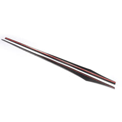 Carbon Fiber Black Side Skirt Extensions Lip for BMW 6 Series F06 F12 F13 M Tech M Sport 4 Door 2012 - 2018 Body Apron