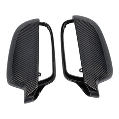 Carbon Fiber Replacement Style Car Side Mirror Covers Trim for Audi A4 B9 2013 - 2015 A5 2010 - 2015 Without Side Assist holes