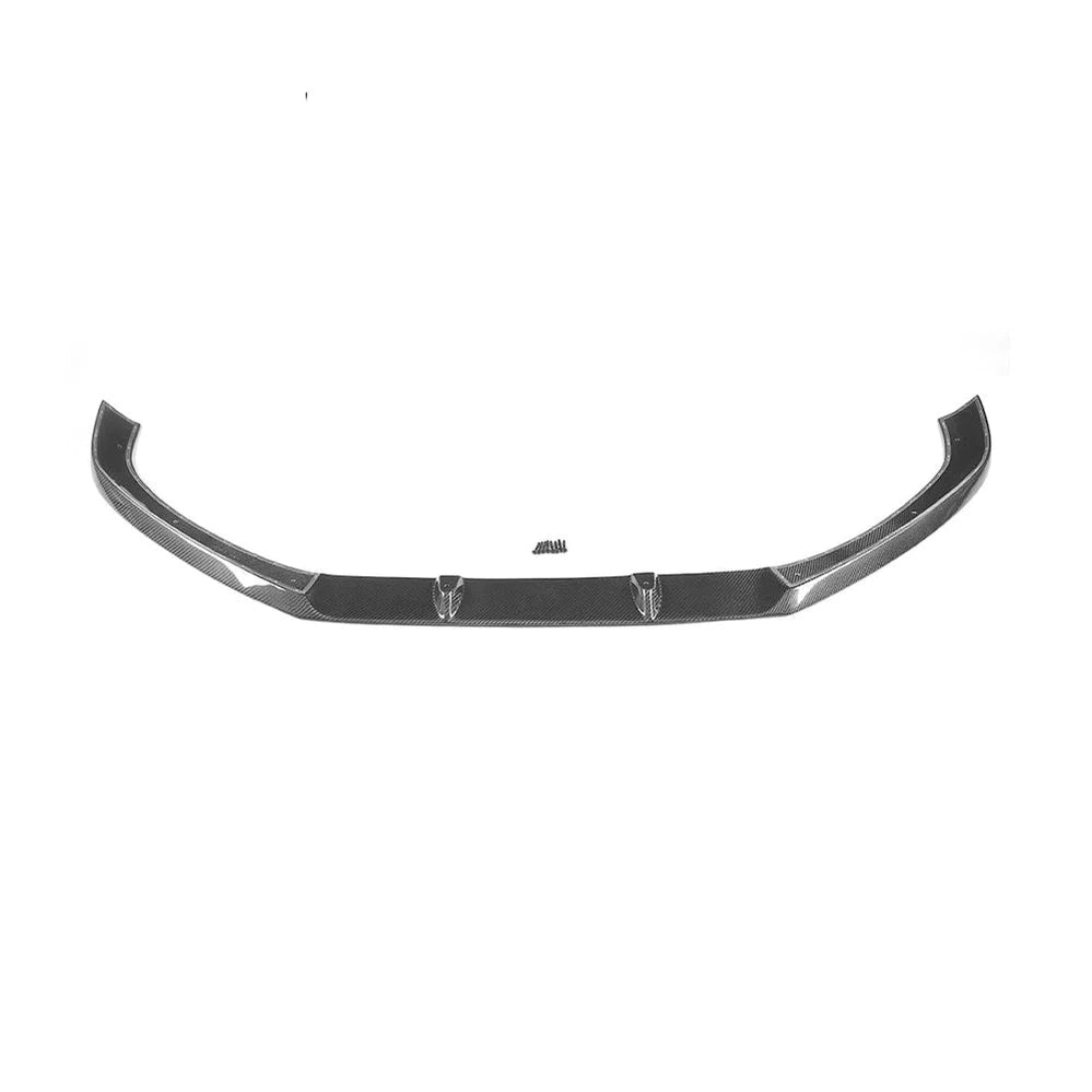 Carbon Fiber Car Front Bumper Lip Spoiler Splitters Protector for Audi A4 B9 Sedan 4 Door Standard Bumper 2017 2018