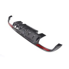 Carbon Fiber Rear Bumper Diffuser for Mercedes Benz W205 C63 Sport Bumper B Style 2015-2017