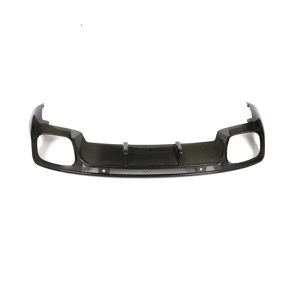 Carbon Fiber Rear Diffuser Valance for Porsche Panamera 971 4S Hatchback 4-Door 2017-2019