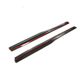 Full Carbon Fiber M3 M4 Side Skirts Extinsion for BMW F80 M3 Sedan F82 F83 M4 Coupe 2012-2017