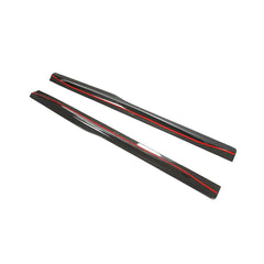 Full Carbon Fiber M3 M4 Side Skirts Extinsion for BMW F80 M3 Sedan F82 F83 M4 Coupe 2012-2017