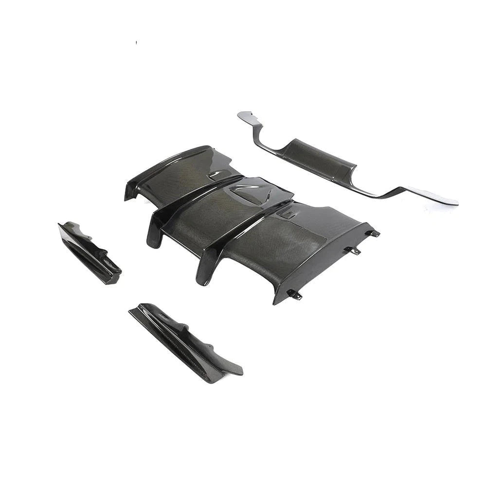 F8x M3 M4 Carbon Fiber Diffuser for BMW F80 M3 Base Sedan 4-Door F82 M4 GTS Coupe 2-Door 2015-2019