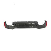 G30 M TECH Bumper Carbon Fibre Rear Diffuser with Tail Pipes for BMW G31 G38 520i 530i 540i M Sport 17-19