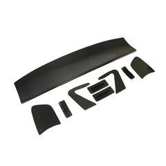 Universal Big Barb Rear Trunk Spoiler Boot Lip for Nissan GTR Ford Mustang Toyota GT86 Subaru BRZ All Sedan Coupe Carbon Fiber / FRP