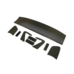 Universal Big Barb Rear Trunk Spoiler Boot Lip for Nissan GTR Ford Mustang Toyota GT86 Subaru BRZ All Sedan Coupe Carbon Fiber / FRP