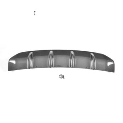 Carbon Fiber Rear Diffuser for LEXUS IS300 IS350 Sedan 4-Door 17-18