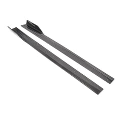 Carbon Fiber Car Extension Lip Side Skirts for Ferrari 458 Base Coupe 2-Door 2011-2013 body kit side skirt