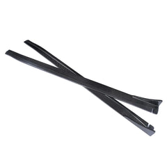 Carbon Fiber Car Side Skirt Skirts Extension Lip for Infiniti G37 G37S 4 Door Base Sedan Sport 2009 - 2013 Non Journey