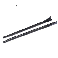 Carbon Fiber Car Side Skirt Skirts Extension Lip for Infiniti G37 G37S 4 Door Base Sedan Sport 2009 - 2013 Non Journey