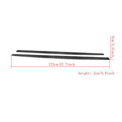 Carbon Fiber Side Skirts for AUDI TT 8J coupe 13-14 TTS Convertible Roadster 08-14