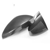 Carbon Fiber Side Door Mirror Cover Trims for Jaguar F-type 13-16