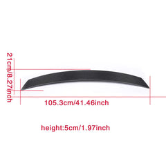 Auto Carbon Fiber Deck Spoiler Wing for Audi Mk2 TT 8J TTS Base Convertible 2-Door