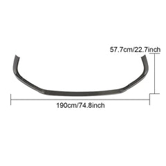 Carbon Fiber Front Bumper Lip Spoiler Splitters FRP For Lexus ES F-Sport 2018 2019