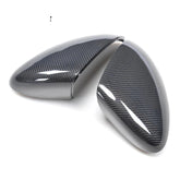Carbon Fiber Replacement Side Rearview Mirror Covers Caps for Porsche Cayenne 958 2011 - 2014
