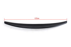 Black Primer FRP Racing Rear Spoiler Lip Wing for Maserati GranTurismo Convertible 2-Door 2012 - 2014