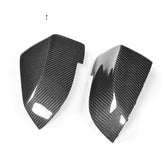 Replacement Carbon Fiber Racing Rear View Side Mirror Covers for BMW 5 6 7 Series F10 F06 F12 F01 F02 2014 - 2016